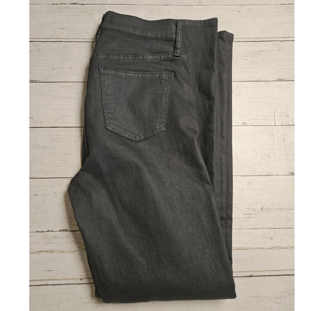 Madewell 9" High Riser Skinny Jeans Womens 27 Coated Black Stretch E0410